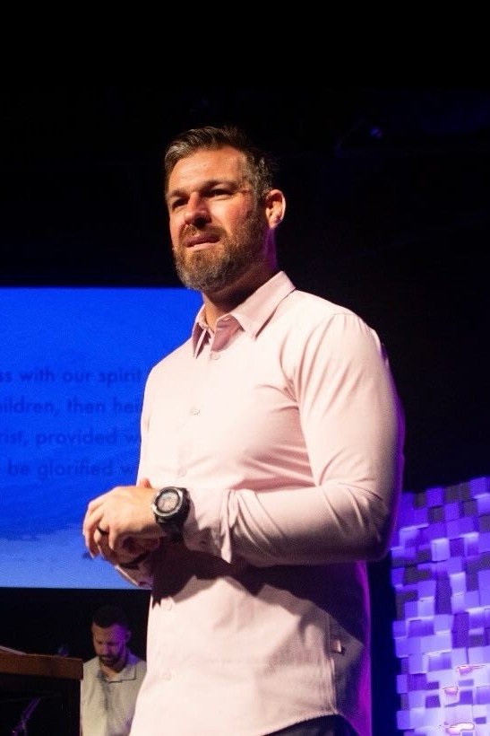 Billy Lowe speaking at City Church